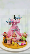 Load and play video in Gallery viewer, Cinderella Dress with Mice and Birds, Pink or Blue Dress

