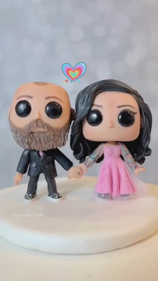 Funko Pop Wedding Cake Topper Figurine
