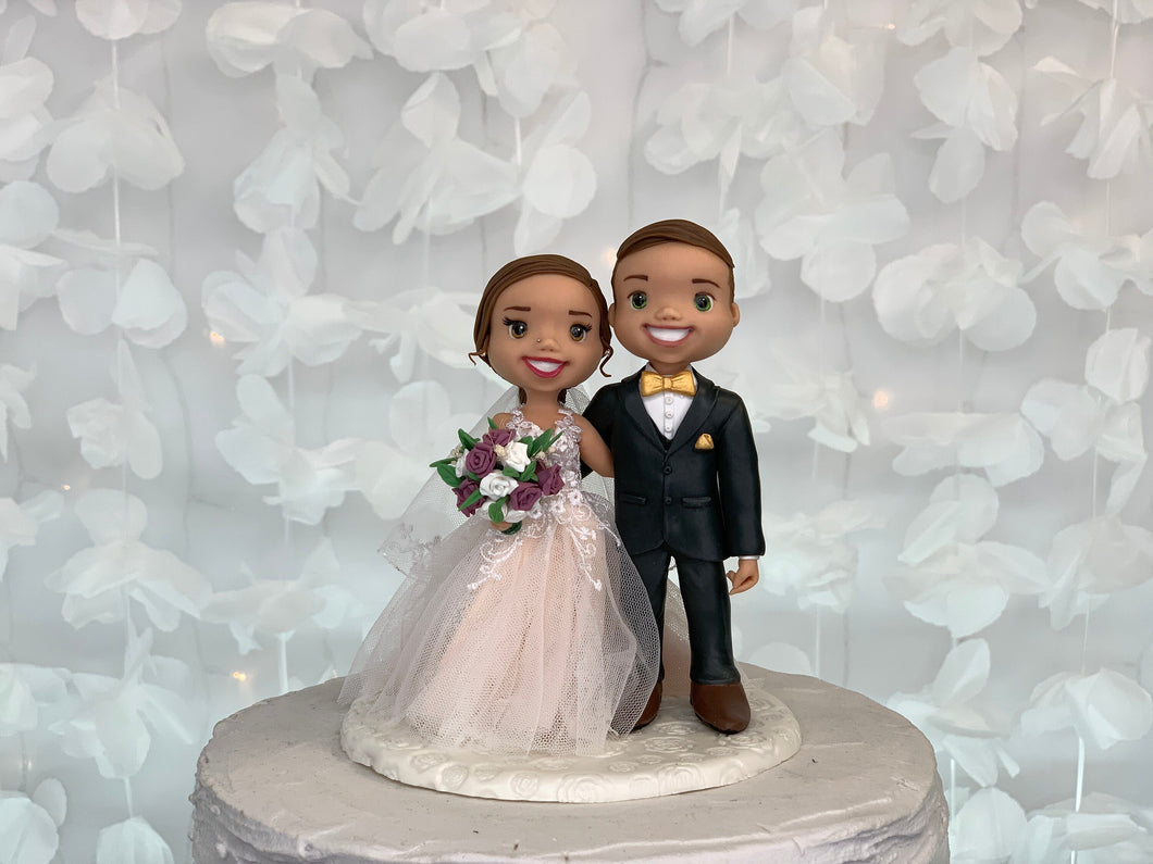 Traditional Wedding Cake Topper Figurine