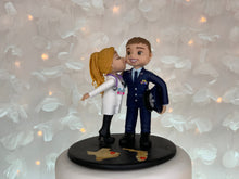 Load image into Gallery viewer, US Air Force and Doctor Wedding Cake Topper Figurine
