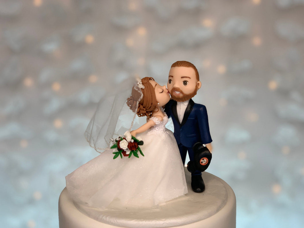 Classic Wedding Cake Topper Figurine