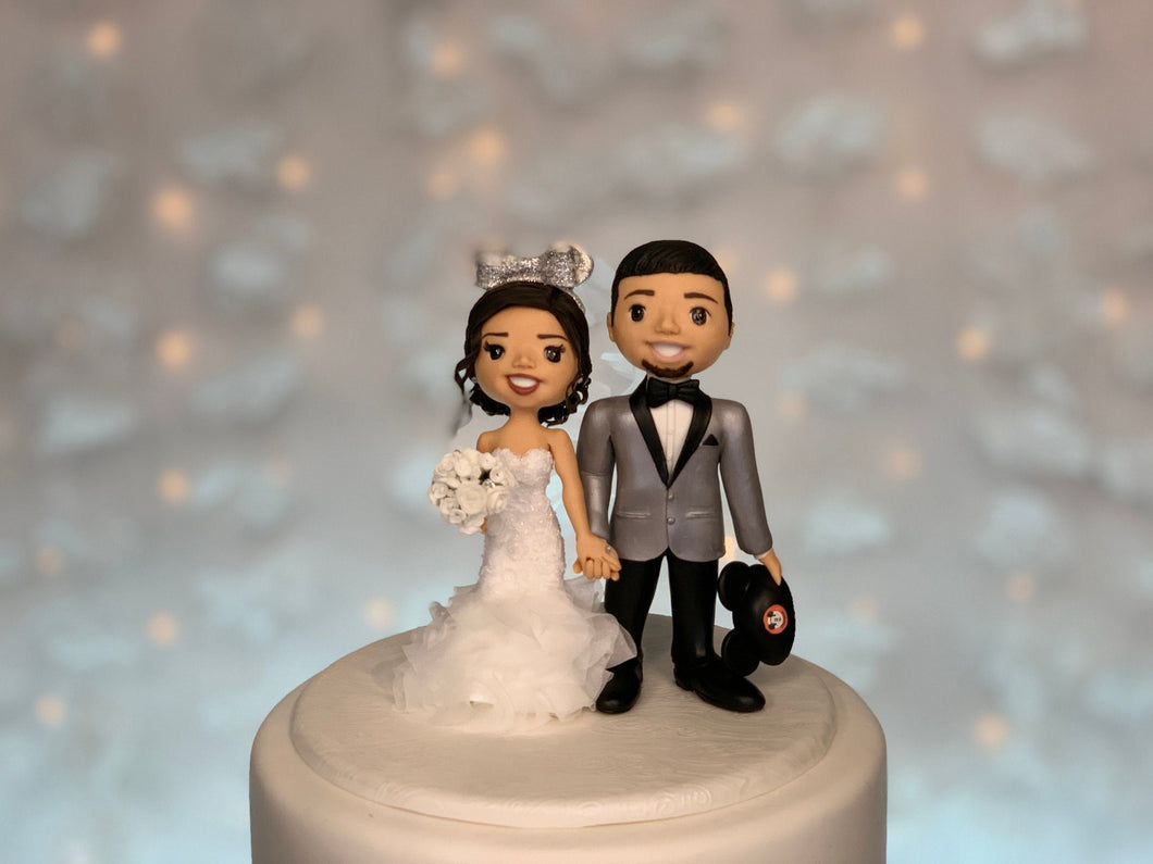 Disney Wedding Cake Topper Figurine